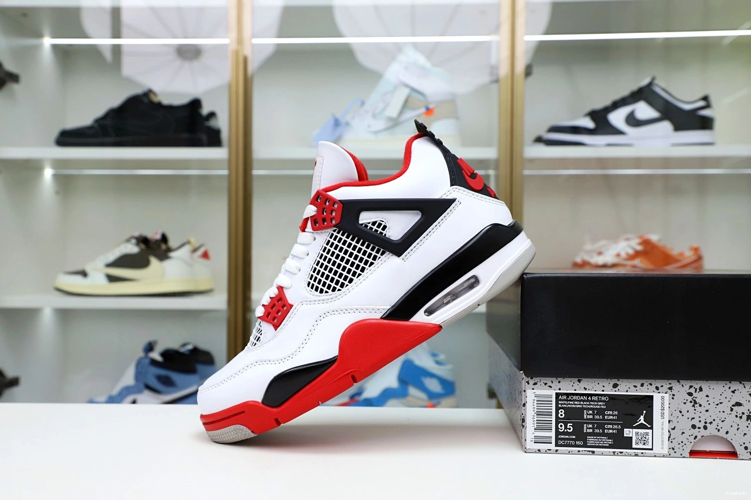 RED' 2012 RETRO JORDAN AIR 4 'FIRE 1030